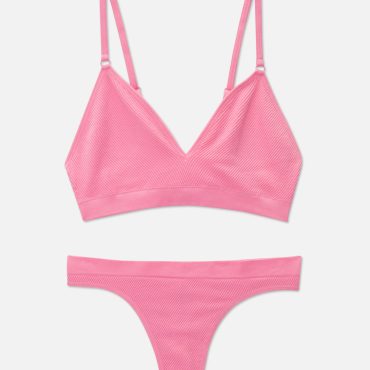 Seamfree Triangle Bralette & Thong