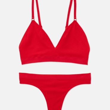 Seamfree Triangle Bralette & Thong