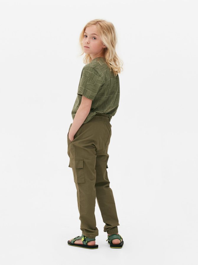 Drawstring Cargo Pants - Image 2