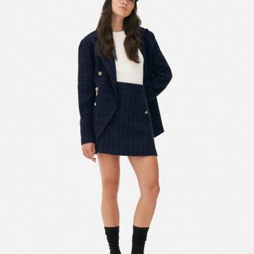 Bouclé Mini Skirt