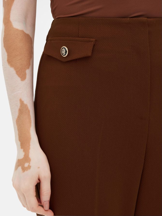 Straight Leg Button Pants - Image 3