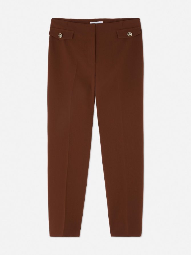Straight Leg Button Pants - Image 5