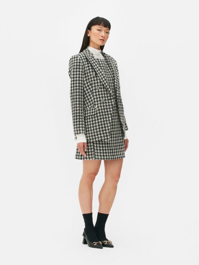 Bouclé Check Blazer