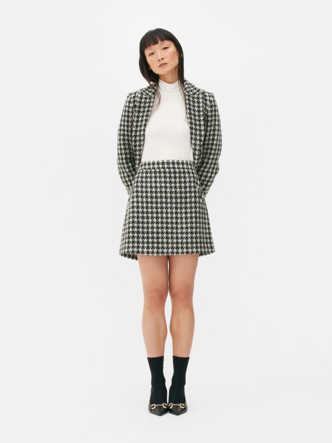 Bouclé Mini Skirt