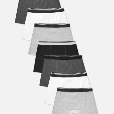 7-Pack Striped Waistband Boxer Briefs