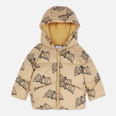 Batman Logo Puffer Jacket