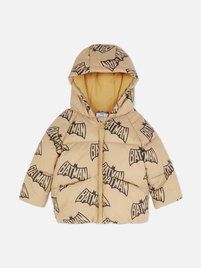 Batman Logo Puffer Jacket