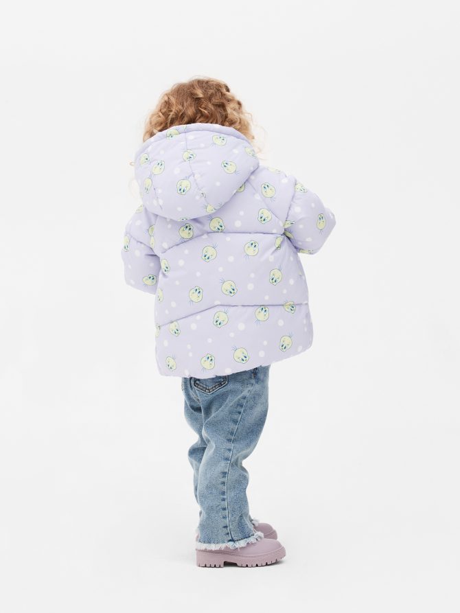 Looney Tunes Tweety Pie Puffer Coat - Image 2
