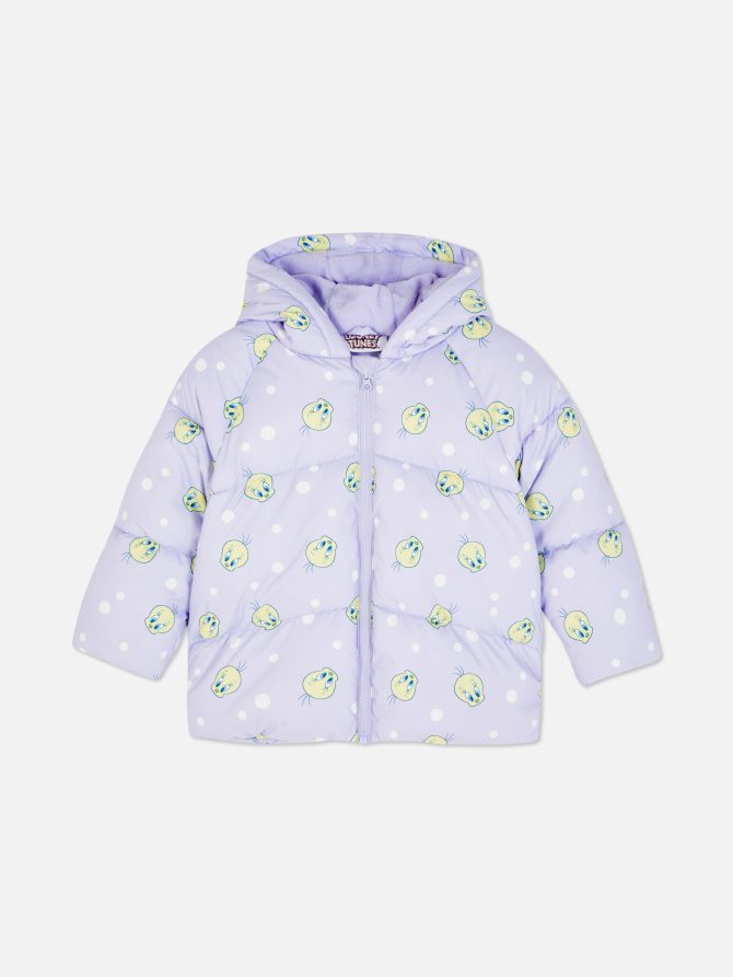 Looney Tunes Tweety Pie Puffer Coat - Image 3