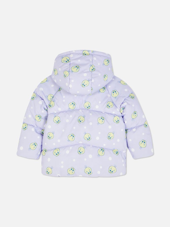 Looney Tunes Tweety Pie Puffer Coat - Image 4