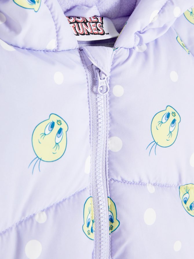 Looney Tunes Tweety Pie Puffer Coat - Image 5