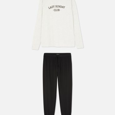 T-Shirt and Pants Pajama Set
