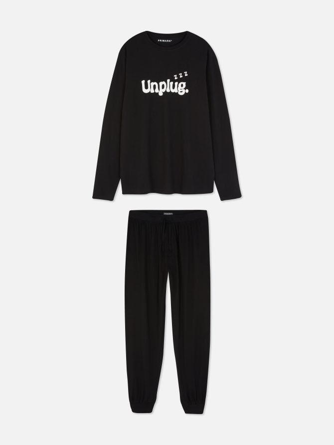 T-Shirt and Pants Pajama Set