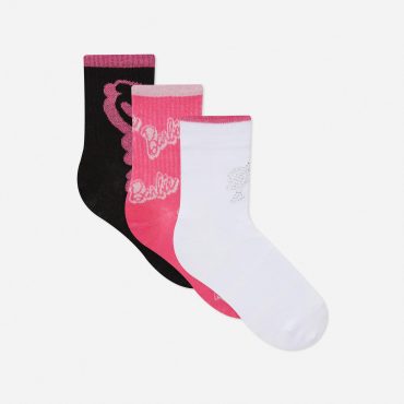 3-Pack Barbie Socks