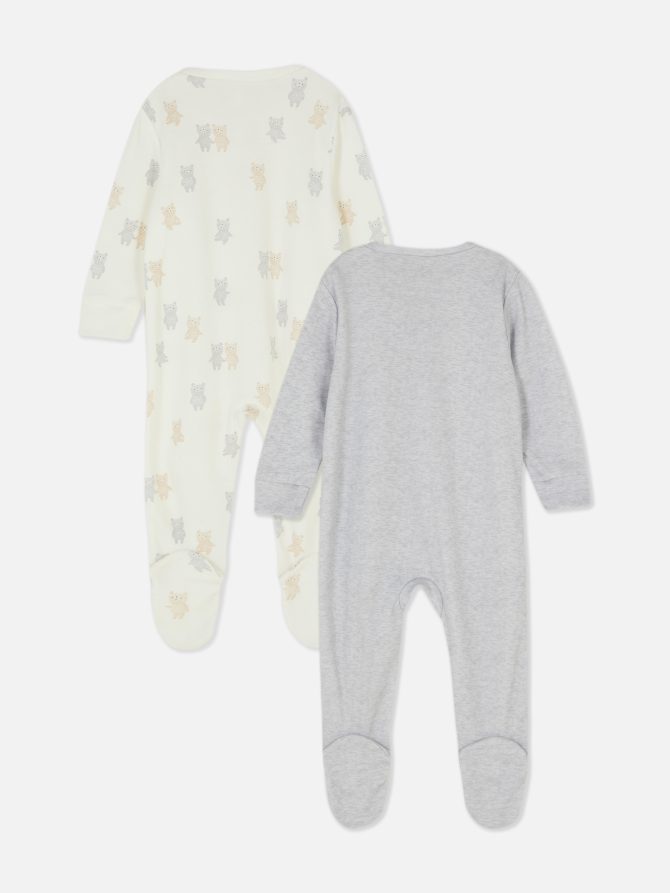 2-Pack Bear Print Sleepers - Image 2