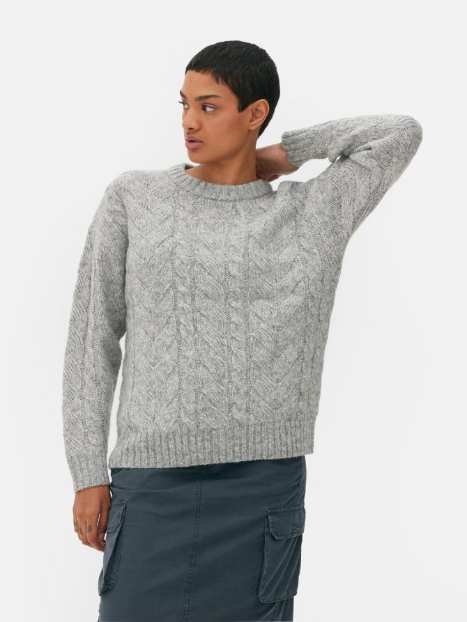 Cable Knit Sweater - Image 2