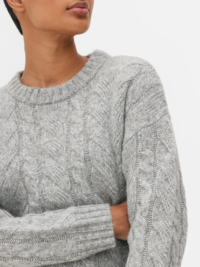 Cable Knit Sweater - Image 3