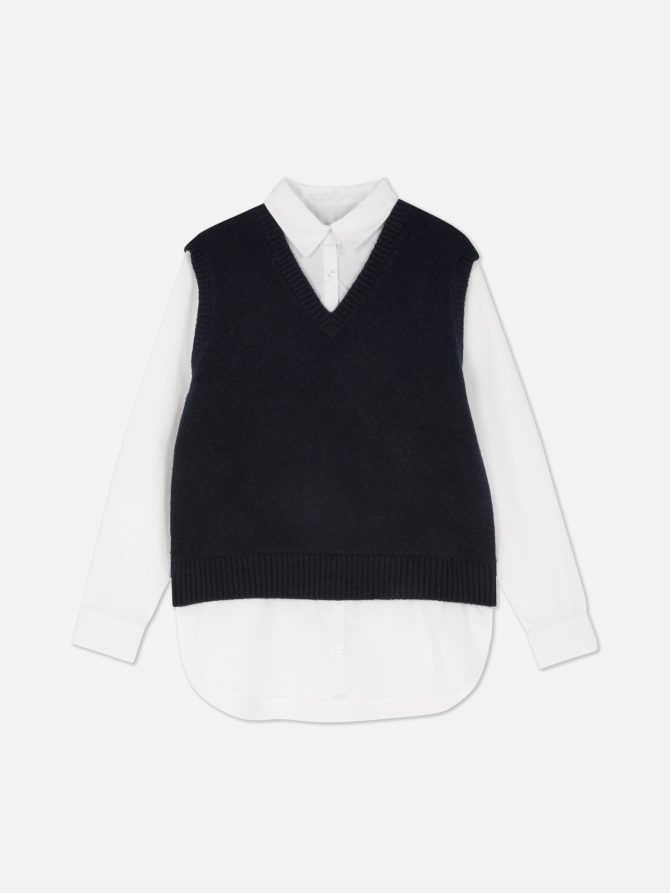 2-in-1 Knit Vest & Shirt - Image 5