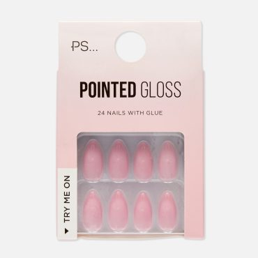 PS Pointed Gloss Faux Nails