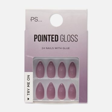 PS... Pointed Gloss Faux Nails