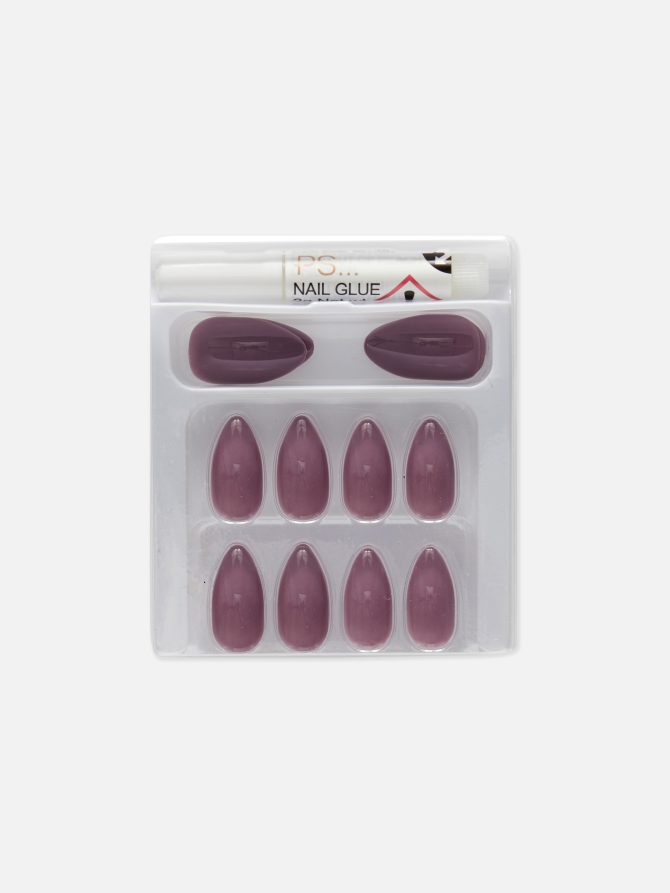 PS... Pointed Gloss Faux Nails - Image 3