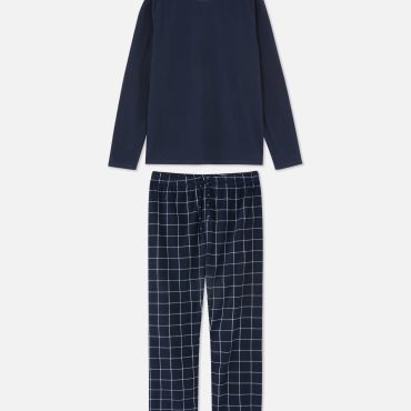 Windowpane Check Pajamas