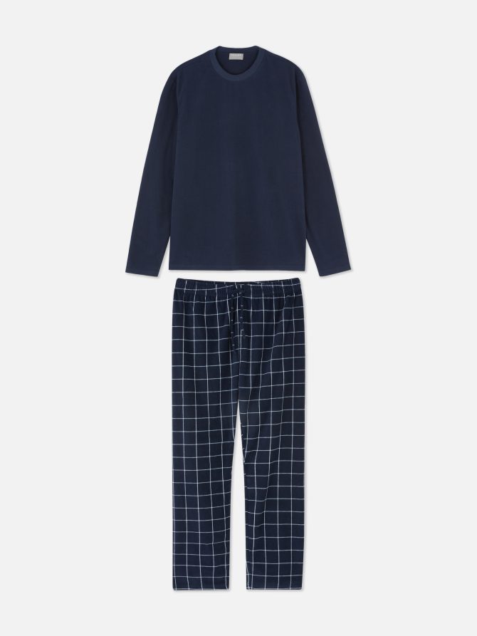 Windowpane Check Pajamas
