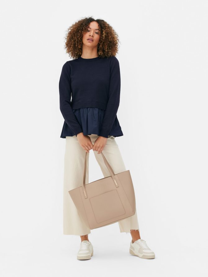 Peplum 2-in-1 Pullover