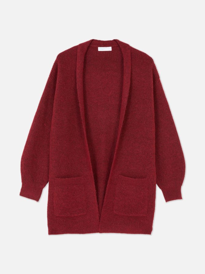 Ribbed Open Cardigan - Image 5