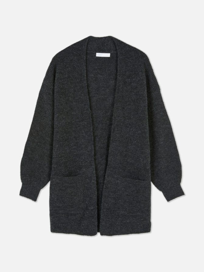 Ribbed Open Cardigan - Image 5