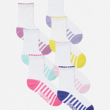 7-Pack Days of the Week Ankle Socks