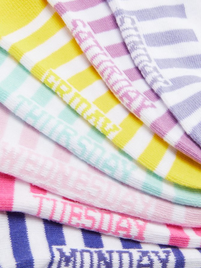 7-Pack Days of the Week Ankle Socks - Image 2