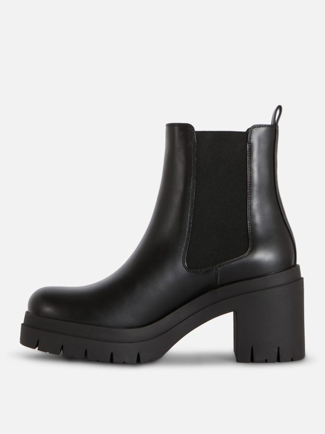 Block Heel Chelsea Boots - Image 4