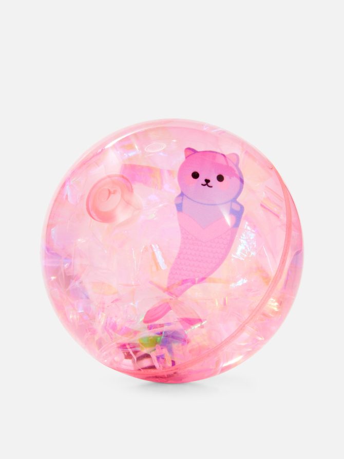 Mermaid Cat LED Bouncy Ball