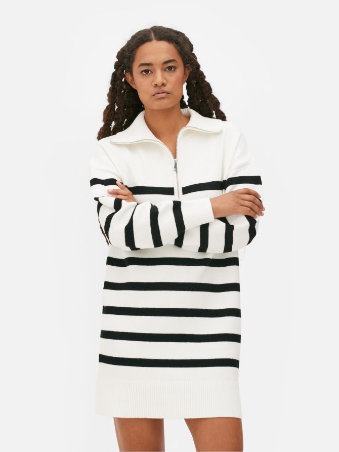 Half Zip Sweater Dress - Image 2