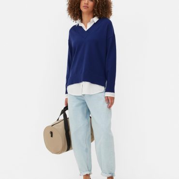 2-in-1 V-Neck Sweater