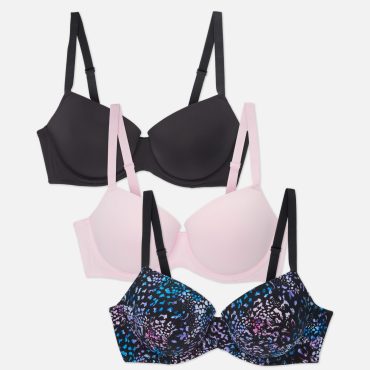 3-Pack D-G Full Cup Bras