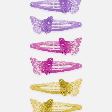 6-Pack Butterfly Snap Clips