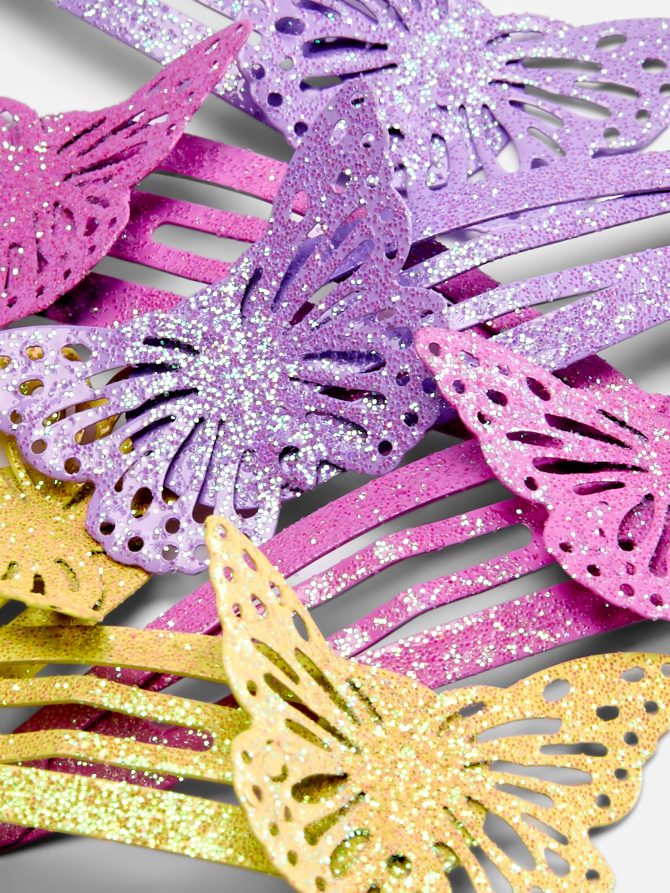 6-Pack Butterfly Snap Clips - Image 2