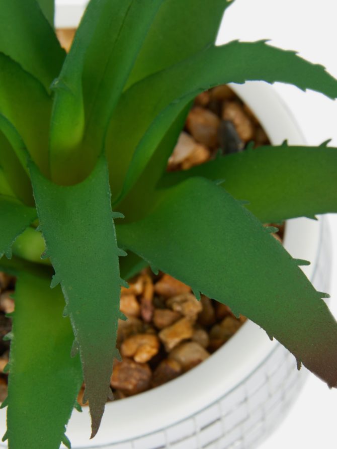 Faux Succulent in Disco Ball Pot - Image 2
