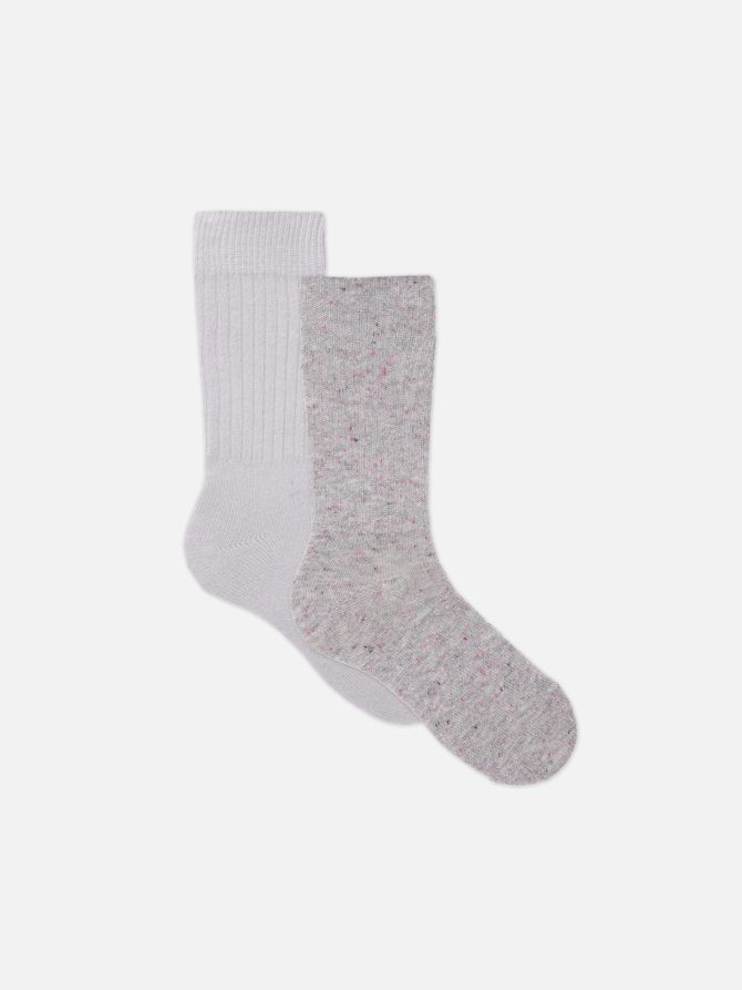 2-Pack Knit Cozy House Socks