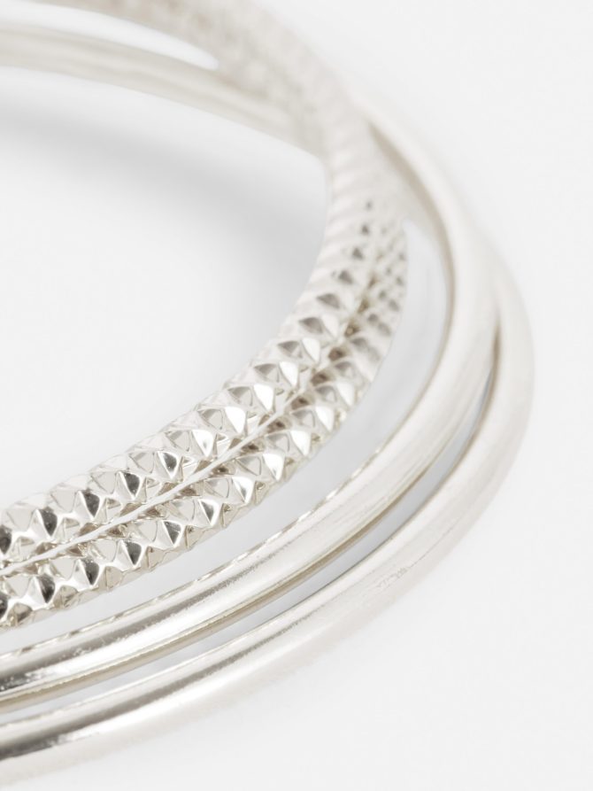 2-Pack Large Hoop Earrings - Image 2