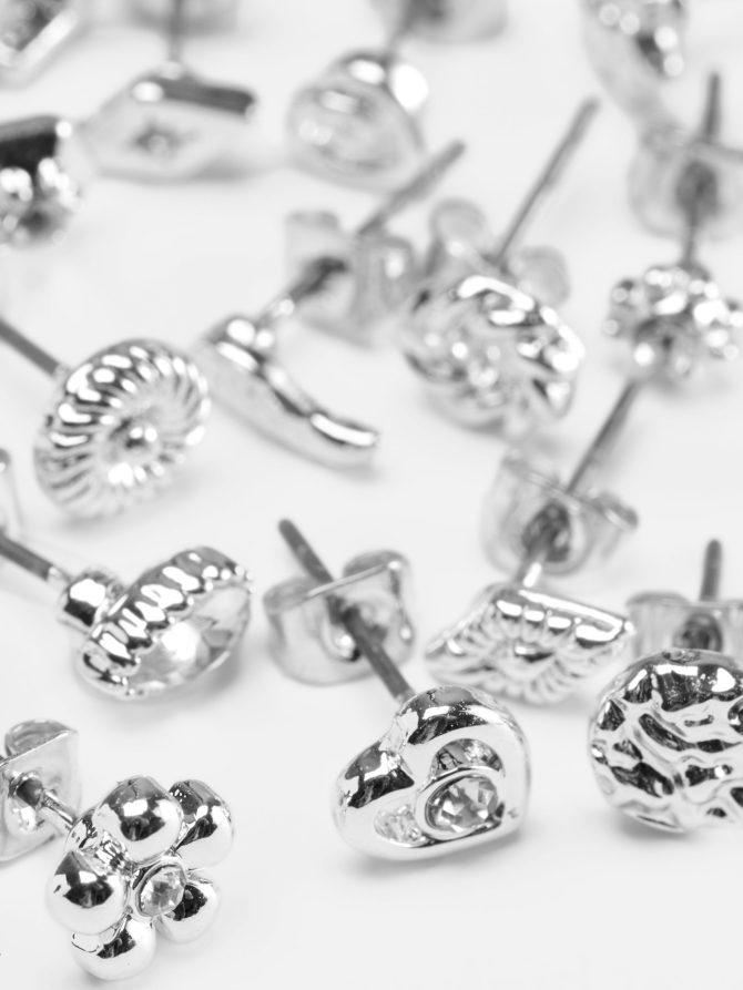 20-Pack Assorted Stud Earrings - Image 2