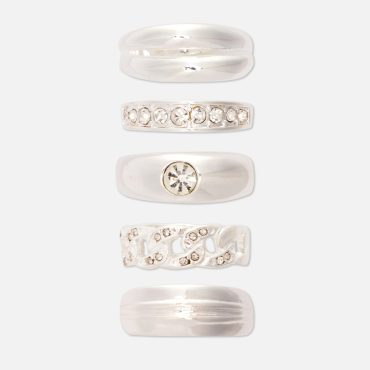5-Pack Chunky Rings