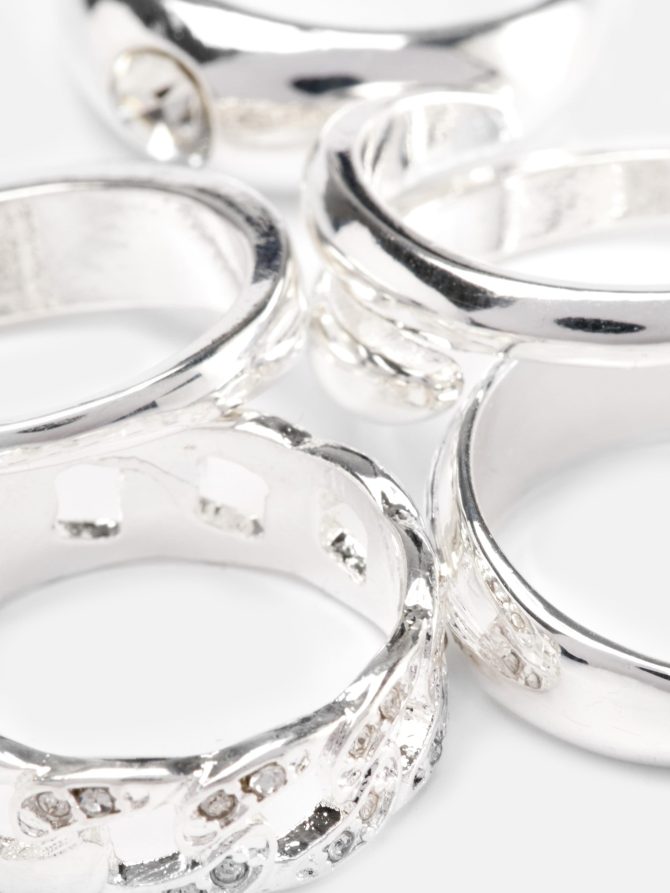 5-Pack Chunky Rings - Image 2