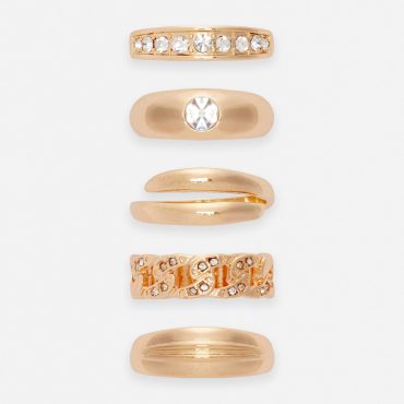 5-Pack Chunky Rings