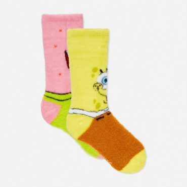 2-Pack SpongeBob SquarePants Fleece Socks