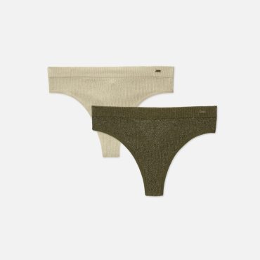 2-Pack Seamfree Thongs