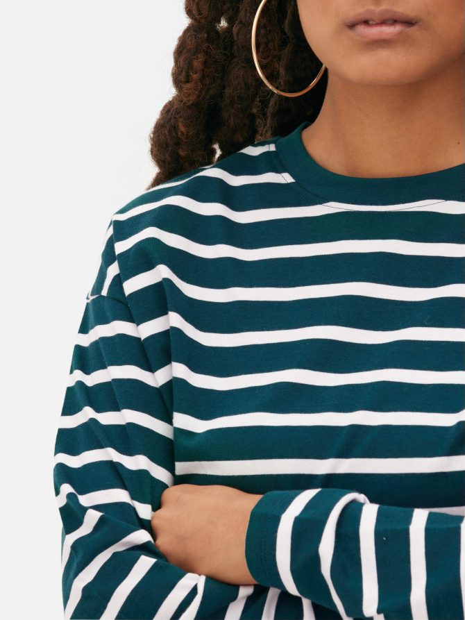 Oversized Stripe T-Shirt - Image 3