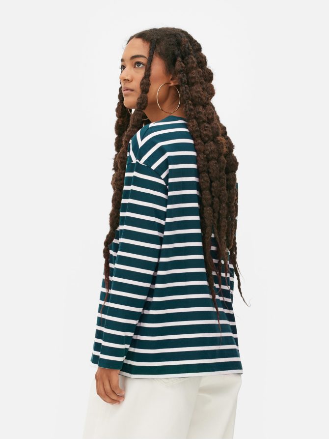Oversized Stripe T-Shirt - Image 4